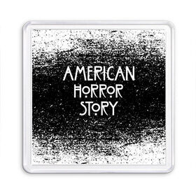 Магнит 55*55 с принтом American Horror Story. в Белгороде, Пластик | Размер: 65*65 мм; Размер печати: 55*55 мм | american horror story | netflix | американ хоррор стори | американская история ужасов | драма | загадочные события | кино | мини сериал | нетфликс | очень странные дела | сериалы | триллер | ужасы | фантастика