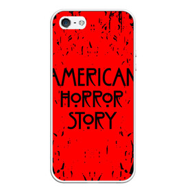 Чехол для iPhone 5/5S матовый с принтом American Horror Story в Белгороде, Силикон | Область печати: задняя сторона чехла, без боковых панелей | 