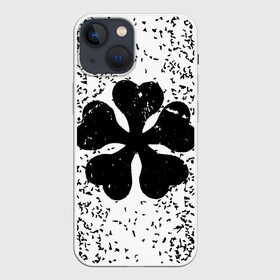 Чехол для iPhone 13 mini с принтом Черный Клевер и распыленное графити в Белгороде,  |  | anime | black clover | аниме | боевик | буракку куро:ба | кино | комедия | магия | мультфильм | фэнтези | черный клевер | японская сёнэн манга
