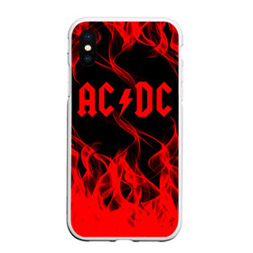 Чехол для iPhone XS Max матовый с принтом AC DC в Белгороде, Силикон | Область печати: задняя сторона чехла, без боковых панелей | ac dc | music | rock | австралийская рок группа | ас дс | асдс | блюз рок | музыка | переменный ток постоянный ток | рок | рок н ролл | хард рок | эй си ди си