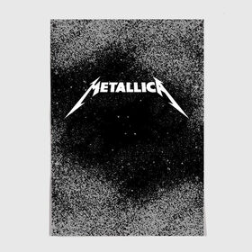 Постер с принтом Metallica. в Белгороде, 100% бумага
 | бумага, плотность 150 мг. Матовая, но за счет высокого коэффициента гладкости имеет небольшой блеск и дает на свету блики, но в отличии от глянцевой бумаги не покрыта лаком | metallica | music | rock | американская рок группа | метал группа | металлика | музыка | рок | рок группа | трэш метал | хеви метал