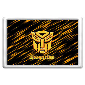 Магнит 45*70 с принтом Bumblebee. в Белгороде, Пластик | Размер: 78*52 мм; Размер печати: 70*45 | автобот разведчик | автоботы | бамблби | боевик | кино | кино трансформеры | персонаж вселенной трансформеров | приключения | трансформеры | фантастика | фильмы