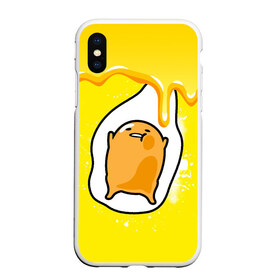 Чехол для iPhone XS Max матовый с принтом Gudetama в Белгороде, Силикон | Область печати: задняя сторона чехла, без боковых панелей | gudetama | анимешное яйцо | гудетама | желток | стекающее яйцо | яичница