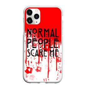 Чехол для iPhone 11 Pro матовый с принтом Normal People Scare Me. в Белгороде, Силикон |  | american horror story | games | normal people scare me | аутизм | документальный фильм об аутизме | игры | кино | люди | нормал пипл скар ми | очень странные дела | фильмы