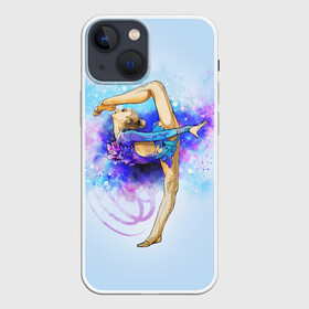 Чехол для iPhone 13 mini с принтом Художественная гимнастика в Белгороде,  |  | gymnastics | rhythmic gymnastics | гимнастика | спорт | художественная гимнастика