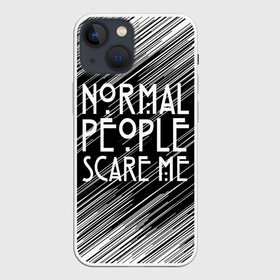 Чехол для iPhone 13 mini с принтом Normal People Scare Me. в Белгороде,  |  | american horror story | games | normal people scare me | аутизм | документальный фильм об аутизме | игры | кино | люди | нормал пипл скар ми | очень странные дела | фильмы