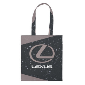 Шоппер 3D с принтом LEXUS / ЛЕКСУС в Белгороде, 100% полиэстер | Плотность: 200 г/м2; Размер: 34×35 см; Высота лямок: 30 см | auto | lexus | logo | moto | symbol | авто | автомобиль | гонки | лексус | лого | логотип | логотипы | марка | машина | мото | символ | символы