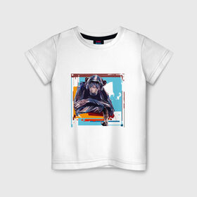 Детская футболка хлопок с принтом Pop art 21-12-1 в Белгороде, 100% хлопок | круглый вырез горловины, полуприлегающий силуэт, длина до линии бедер | pin up | искусство | поп культура | популярное | ретро