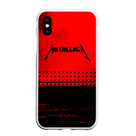 Чехол для iPhone XS Max матовый с принтом METALLICA МЕТАЛЛИКА в Белгороде, Силикон | Область печати: задняя сторона чехла, без боковых панелей | Тематика изображения на принте: hetfield | james | logo | metal | metalica | metallica | music | rock | star | джеймс | звезда | знак | ларс | лого | логотип | логотипы | метал | металика | металлика | музыка | рок | символ | символы | ульрих | хэтфилд