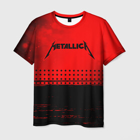 Мужская футболка 3D с принтом METALLICA / МЕТАЛЛИКА в Белгороде, 100% полиэфир | прямой крой, круглый вырез горловины, длина до линии бедер | hetfield | james | logo | metal | metalica | metallica | music | rock | star | джеймс | звезда | знак | ларс | лого | логотип | логотипы | метал | металика | металлика | музыка | рок | символ | символы | ульрих | хэтфилд