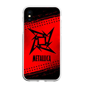 Чехол для iPhone XS Max матовый с принтом METALLICA МЕТАЛЛИКА в Белгороде, Силикон | Область печати: задняя сторона чехла, без боковых панелей | Тематика изображения на принте: hetfield | james | logo | metal | metalica | metallica | music | rock | star | джеймс | звезда | знак | ларс | лого | логотип | логотипы | метал | металика | металлика | музыка | рок | символ | символы | ульрих | хэтфилд