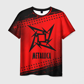 Мужская футболка 3D с принтом METALLICA / МЕТАЛЛИКА в Белгороде, 100% полиэфир | прямой крой, круглый вырез горловины, длина до линии бедер | hetfield | james | logo | metal | metalica | metallica | music | rock | star | джеймс | звезда | знак | ларс | лого | логотип | логотипы | метал | металика | металлика | музыка | рок | символ | символы | ульрих | хэтфилд