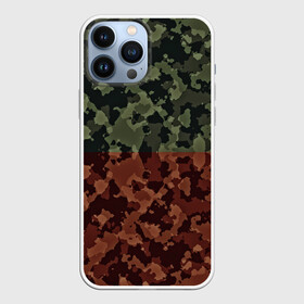 Чехол для iPhone 13 Pro Max с принтом Двойной камуфляж в Белгороде,  |  | военное | двойной камуфляж | камуфляж | милитари | текстура