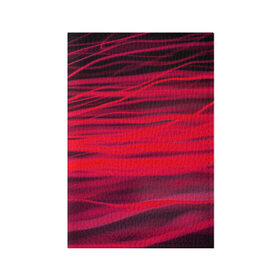 Обложка для паспорта матовая кожа с принтом Reding в Белгороде, натуральная матовая кожа | размер 19,3 х 13,7 см; прозрачные пластиковые крепления | Тематика изображения на принте: abstraction | blur | light | lines | red | абстракция | красный | линии | размытость | свет