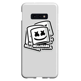 Чехол для Samsung S10E с принтом MARSHMELLO в Белгороде, Силикон | Область печати: задняя сторона чехла, без боковых панелей | fortnite | marshmallo | marshmallow | marshmello | marshmellow | маршмелло | маршмеллоу | розы | фортнайт