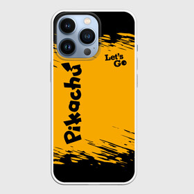 Чехол для iPhone 13 Pro с принтом Pikachu blackyellow в Белгороде,  |  | battle | drawing | entei | lugia | metagross | pikachu | pokemon | zapdos | брок | бульбазавр | детектив | монстр | пикачу | покемон | эш