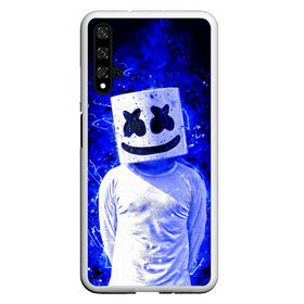 Чехол для Honor 20 с принтом MARSHMELLO в Белгороде, Силикон | Область печати: задняя сторона чехла, без боковых панелей | Тематика изображения на принте: fortnite | marshmallo | marshmallow | marshmello | marshmellow | маршмелло | маршмеллоу | розы | фортнайт