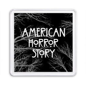 Магнит 55*55 с принтом American Horror Story. в Белгороде, Пластик | Размер: 65*65 мм; Размер печати: 55*55 мм | american horror story | netflix | американ хоррор стори | американская история ужасов | драма | загадочные события | кино | мини сериал | нетфликс | очень странные дела | сериалы | триллер | ужасы | фантастика