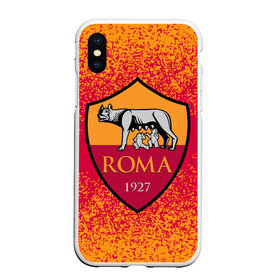 Чехол для iPhone XS Max матовый с принтом ROMA в Белгороде, Силикон | Область печати: задняя сторона чехла, без боковых панелей | fc | football | football club | roma | sport | альба аудаче | итальянский футбольный клуб | рим | рома | спорт | уефа | униформа | фирменные цвета | фк | фк роман | фортитудо про рома | футбол | футбольный клуб