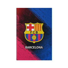 Обложка для паспорта матовая кожа с принтом BARCELONA / БАРСЕЛОНА в Белгороде, натуральная матовая кожа | размер 19,3 х 13,7 см; прозрачные пластиковые крепления | barca | barcelona | barsa | barselona | fcb | logo | messi | барса | барселона | знак | клуб | лого | логотип | логотипы | месси | символ | символы | футбол | футбольная | футбольный