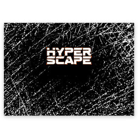 Поздравительная открытка с принтом Hyper Scape. в Белгороде, 100% бумага | плотность бумаги 280 г/м2, матовая, на обратной стороне линовка и место для марки
 | 