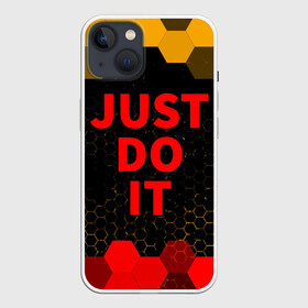 Чехол для iPhone 13 с принтом JUST DO IT в Белгороде,  |  | do | it | just | just do it | nike | sport | джаст | джаст ду ит | ду | ит | лабаф | мем | мемы | надпись | найк | спорт | шайа