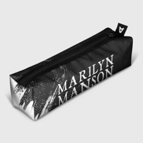 Пенал 3D с принтом MARILYN MANSON М МЭНСОН в Белгороде, 100% полиэстер | плотная ткань, застежка на молнии | Тематика изображения на принте: logo | manson | marilyn | music | rock | группа | лого | логотип | логотипы | менсон | мерилин | мерлин | музыка | мэнсон | мэрилин | рок | символ