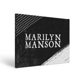 Холст прямоугольный с принтом MARILYN MANSON / М. МЭНСОН в Белгороде, 100% ПВХ |  | logo | manson | marilyn | music | rock | группа | лого | логотип | логотипы | менсон | мерилин | мерлин | музыка | мэнсон | мэрилин | рок | символ