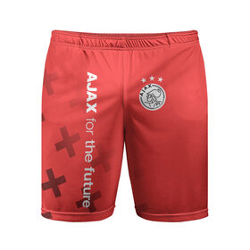 Мужские шорты спортивные с принтом Ajax Amsterdam в Белгороде,  |  | ajax | fc ajax | аякс | фк аякс | футбол