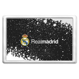 Магнит 45*70 с принтом REAL MADRID / РЕАЛ МАДРИД в Белгороде, Пластик | Размер: 78*52 мм; Размер печати: 70*45 | football | logo | madrid | real | realmadrid | sport | клуб | лого | логотип | логотипы | мадрид | реал | реалмадрид | символ | символы | спорт | форма | футбол | футбольная