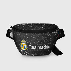 Поясная сумка 3D с принтом REAL MADRID / РЕАЛ МАДРИД в Белгороде, 100% полиэстер | плотная ткань, ремень с регулируемой длиной, внутри несколько карманов для мелочей, основное отделение и карман с обратной стороны сумки застегиваются на молнию | football | logo | madrid | real | realmadrid | sport | клуб | лого | логотип | логотипы | мадрид | реал | реалмадрид | символ | символы | спорт | форма | футбол | футбольная