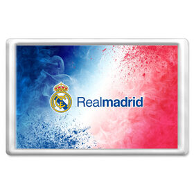 Магнит 45*70 с принтом REAL MADRID / РЕАЛ МАДРИД в Белгороде, Пластик | Размер: 78*52 мм; Размер печати: 70*45 | football | logo | madrid | real | realmadrid | sport | клуб | лого | логотип | логотипы | мадрид | реал | реалмадрид | символ | символы | спорт | форма | футбол | футбольная