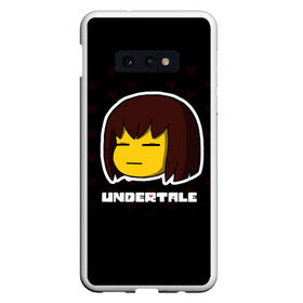 Чехол для Samsung S10E с принтом UNDERTALE в Белгороде, Силикон | Область печати: задняя сторона чехла, без боковых панелей | Тематика изображения на принте: sans | undertale | андертале | андертейл | игра | подземная история | подземная сказка | санс | ундертале