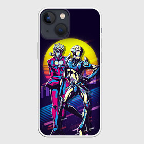 Чехол для iPhone 13 mini с принтом Кира джоджо на закате в Белгороде,  |  | anime | jojo | jojo bizarre adventure | jojo’s bizarre adventure | аниме | джоджо | манга | невероятные приключения джоджо