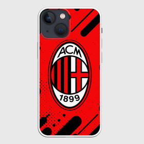 Чехол для iPhone 13 mini с принтом AC MILAN   МИЛАН в Белгороде,  |  | ac | ac milan | acm | football | logo | milan | sport | клуб | лого | логотип | логотипы | милан | символ | символы | спорт | форма | футбол | футбольная | футбольный