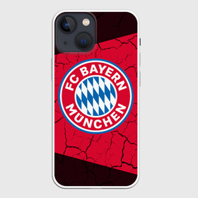 Чехол для iPhone 13 mini с принтом FC BAYERN   БАВАРИЯ в Белгороде,  |  | bayern | club | fc | footbal | logo | бавария | знак | клуб | лого | логотип | логотипы | символ | символы | форма | футбол | футбольная | футбольный