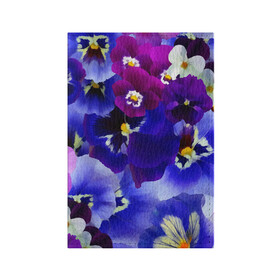Обложка для паспорта матовая кожа с принтом Акварельные Цветы в Белгороде, натуральная матовая кожа | размер 19,3 х 13,7 см; прозрачные пластиковые крепления | flower | flowers | акварель | акварельные цветы | краска | краски | незабудка | рисунок | фиалка | фиалки | цветки | цветочки | цветы