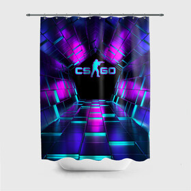 Штора 3D для ванной с принтом CS GO Neon Cubes в Белгороде, 100% полиэстер | плотность материала — 100 г/м2. Стандартный размер — 146 см х 180 см. По верхнему краю — пластиковые люверсы для креплений. В комплекте 10 пластиковых колец | beast | counter strike | cs | cs go | csgo | cubes | game | howl | hyper | hyperbeast | logo cs go | neon | аркада | вой | гипер бест | го | игра | компьютерная игра | контр страйк | контра | кс | кс гов | кубы | логотип кс го | неон | оружие 