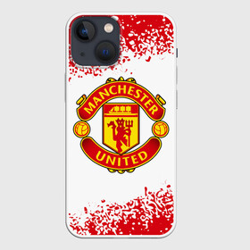 Чехол для iPhone 13 mini с принтом MANCHESTER UNITED в Белгороде,  |  | club | footbal | logo | manchester | united | знак | клуб | лого | логотип | логотипы | манчестер | символ | символы | форма | футбол | футбольная | футбольный | юнайтед