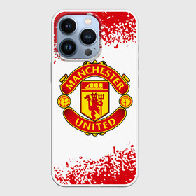 Чехол для iPhone 13 Pro с принтом MANCHESTER UNITED в Белгороде,  |  | club | footbal | logo | manchester | united | знак | клуб | лого | логотип | логотипы | манчестер | символ | символы | форма | футбол | футбольная | футбольный | юнайтед