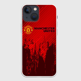 Чехол для iPhone 13 mini с принтом MANCHESTER UNITED в Белгороде,  |  | club | footbal | logo | manchester | united | знак | клуб | лого | логотип | логотипы | манчестер | символ | символы | форма | футбол | футбольная | футбольный | юнайтед