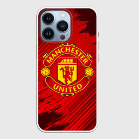 Чехол для iPhone 13 Pro с принтом MANCHESTER UNITED в Белгороде,  |  | club | footbal | logo | manchester | united | знак | клуб | лого | логотип | логотипы | манчестер | символ | символы | форма | футбол | футбольная | футбольный | юнайтед