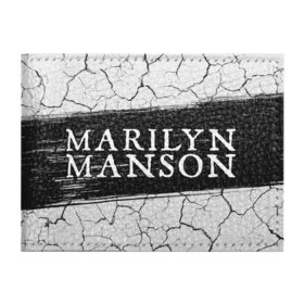 Обложка для студенческого билета с принтом MARILYN MANSON / М. МЭНСОН в Белгороде, натуральная кожа | Размер: 11*8 см; Печать на всей внешней стороне | 