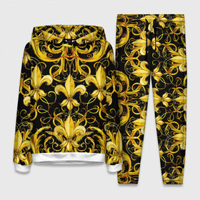 Женский костюм 3D (с толстовкой) с принтом gold spades в Белгороде,  |  | gold | life | versace | vip | абстракция | богатство | в золоте | версаче | версачи | виайпи | вип | золотая | золото | линия | нейтральная | позолоченное | стайл | стиль | текстуры | узоры | шик