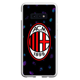 Чехол для Samsung S10E с принтом AC MILAN / МИЛАН в Белгороде, Силикон | Область печати: задняя сторона чехла, без боковых панелей | 