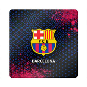 Магнит виниловый Квадрат с принтом BARCELONA / БАРСЕЛОНА в Белгороде, полимерный материал с магнитным слоем | размер 9*9 см, закругленные углы | barca | barcelona | barsa | barselona | fcb | logo | messi | барса | барселона | знак | клуб | лого | логотип | логотипы | месси | символ | символы | футбол | футбольная | футбольный