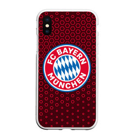 Чехол для iPhone XS Max матовый с принтом FC BAYERN / БАВАРИЯ в Белгороде, Силикон | Область печати: задняя сторона чехла, без боковых панелей | Тематика изображения на принте: bayern | club | fc | footbal | logo | бавария | знак | клуб | лого | логотип | логотипы | символ | символы | форма | футбол | футбольная | футбольный