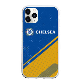 Чехол для iPhone 11 Pro Max матовый с принтом CHELSEA F.C. / ЧЕЛСИ в Белгороде, Силикон |  | Тематика изображения на принте: 