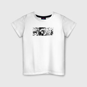 Детская футболка хлопок с принтом Haikyuu Волейбол аниме в Белгороде, 100% хлопок | круглый вырез горловины, полуприлегающий силуэт, длина до линии бедер | anime | haikyuu | manga | shouyou hinata | tobio kageyama | аниме | волейбол аниме | манга | сёё хината | тобио кагэяма