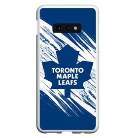 Чехол для Samsung S10E с принтом Toronto Maple Leafs, в Белгороде, Силикон | Область печати: задняя сторона чехла, без боковых панелей | hockey | maple leafs | nhl | toronto | toronto maple leafs | usa | мейпл лифс | нхл | спорт | сша | торонто | торонто мейпл лифс | хоккей | шайба